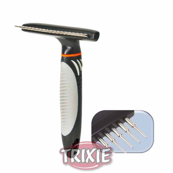 Trixie (Трикси) Metal grooming rake Расчёска-грабли для длинношёрстных собак 10х15см/2см (23782)