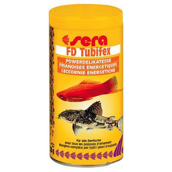 Sera (Сера) FD Tubifex - трубочник. Добавка для плотоядных рыб 100 мл
