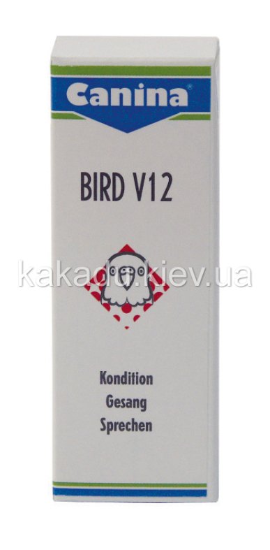 Petvital Bird V12. Добавка с активными и питательными веществами для птиц, 25 мл. Сanina (Канина)