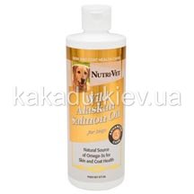 Nutri-Vet (Нутри-Вет) 232 мл Wild Alaskan Salmon Oil Масло лосося для собак