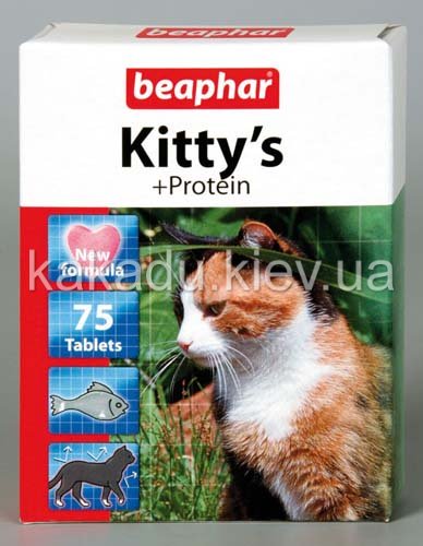 Витаминизированное лакомство с протеином для кошек 180 табл. Beaphar (Бифар)