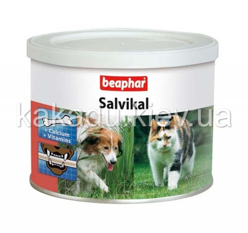Витаминно-минеральная добавка для собак и кошек Салвикал, 250 г. Beaphar (Бифар)
