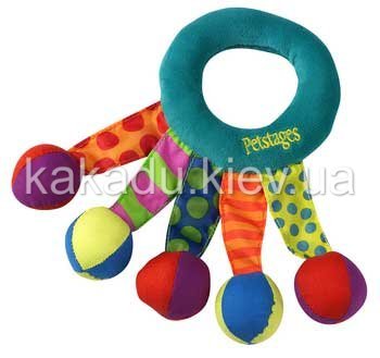 Petstages (Пэтстейджс) Toss and Shake Игрушка для собак Кольцо-погремушка текстильное (pt146)
