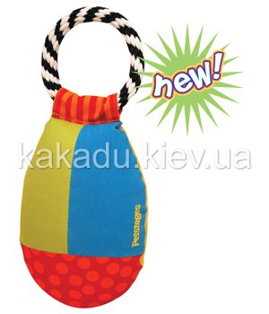Petstages (Пэтстейджс) Toss & Retrieve Игрушка для собак Груша с кольцом текстильная (pt156)